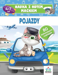 Nauka z kotem Maćkiem. Pojazdy
