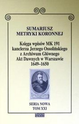 Sumariusz metryki koronnej T.XXI