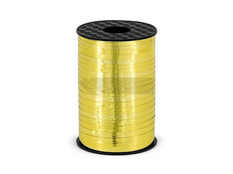 Wstążka plastikowa złota 5mmx225m