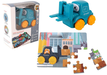 Auto puzzle przygoda drogowa widlak