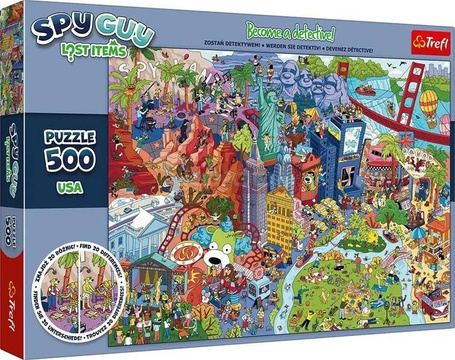 Puzzle 500 Spy Guy USA TREFL