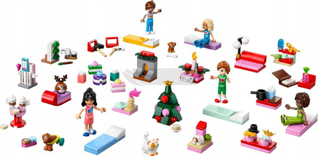 LEGO FRIENDS 42668 KALENDARZ ADWENTOWY 2025 zestaw klocków dla dzieci +6