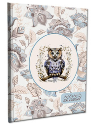 Kalendarz 2026 A5 tygodniowy notatka Sowa