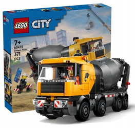 LEGO CITY 60478 Betoniarka, zestaw klocków +7 lat