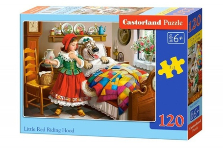 120 ELEMENTÓW Czerwony Kapturek