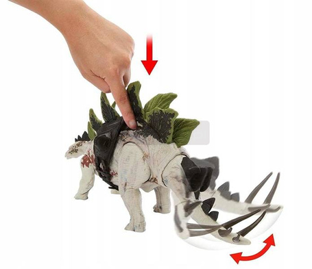 JURASSIC WORLD DINOZAUR Dino Trackers STEGOSAURUS HLP24