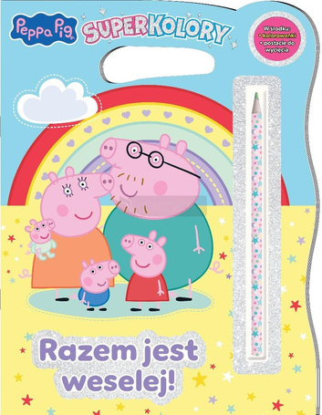 Świnka Peppa. Superkolory. Razem jest weselej!