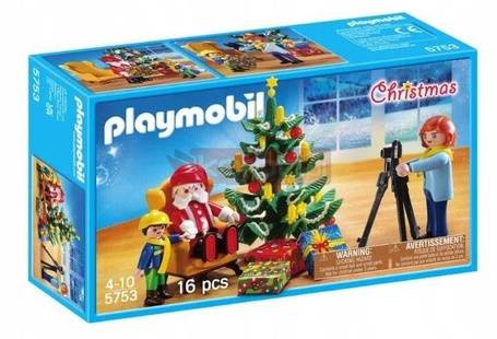 PLAYMOBIL 5753 ZDJĘCIE ZE ŚWIĘTYM MIKOŁAJEM zestaw dla dzieci +4 lata