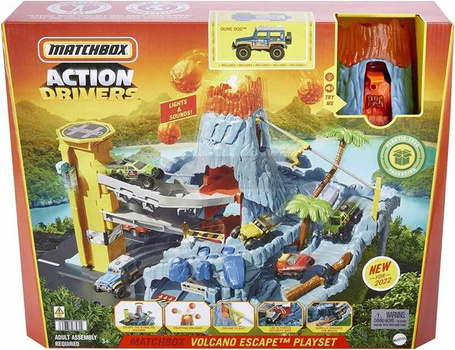 MATCHBOX ZESTAW PRZYGODY Z WULKANEM auto Dune Dog HHW21