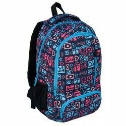 Plecak młodzieżowy granatowy litery PASO