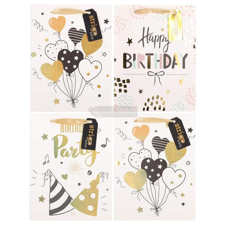 Torba prezentowa Party 18x23x10cm mix STRIGO