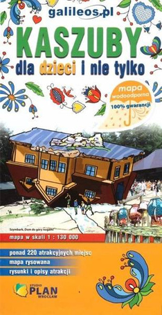 Mapa wodoodoprna - Kaszuby dla dzieci i nie tylko