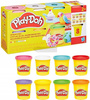 PLAY DOH CIASTOLINA zestaw 8 TUB z ciastoliną tęczowe kolory +2 lata G0691