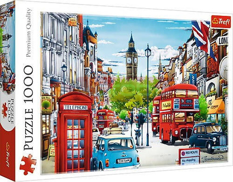 Puzzle 1000 elementów - Ulica Londynu