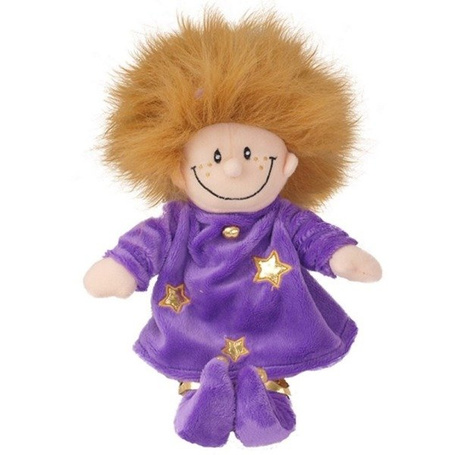 Lalka szmaciana Crazy Doll 30 cm, fioletowa