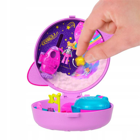 LALKA POLLY POCKET PLANETA POLLY Kosmiczna zabawa, zestaw do zabawy +4 lata JCB18