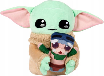 STAR WARS CHILD BABY YODA GROGU MASKOTKA interaktywna + Anzellan HXV50