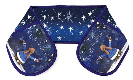 Rękawice kuchenne Pada śnieg Święta