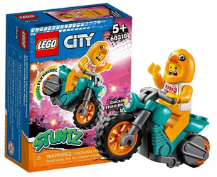 LEGO CITY 60310 Motocykl kaskaderski z kurczakiem
