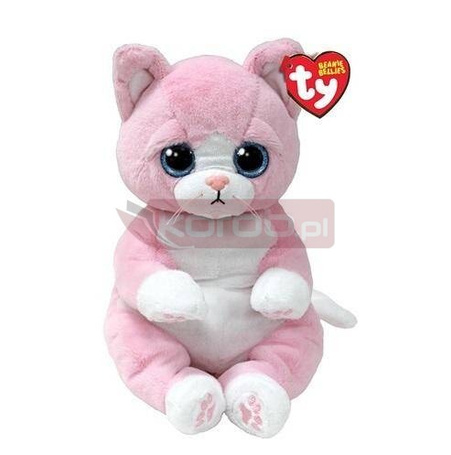 Beanie Bellies Lillibelle - różowy kot 24cm