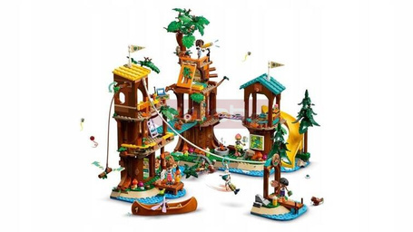 LEGO FRIENDS 42631 DOMEK NA DRZEWIE NA OBOZIE zestaw klocków dla dzieci 8+