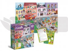 Wimmelpuzzle 60 The town of professions