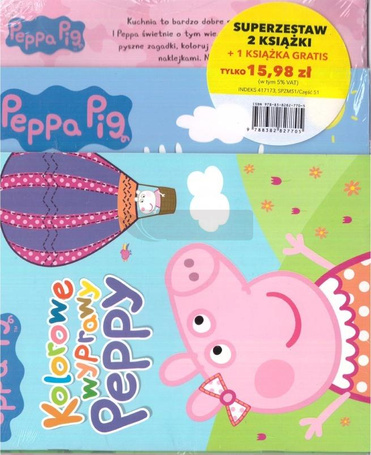 Zestaw 3 książeczek: Świnka Peppa