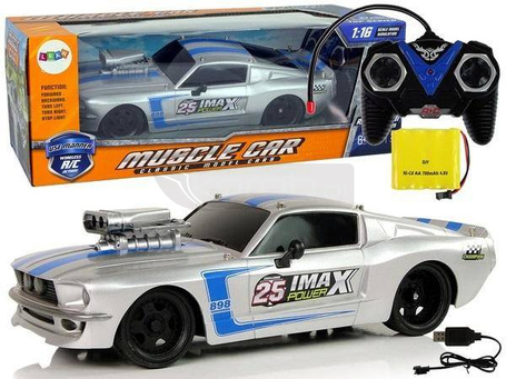 Auto Sportowe 1:16 zdalnie sterowane srebrne