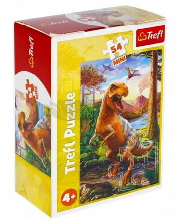 Puzzle 54 mini Niesamowite dinozaury 4 TREFL