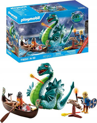 PLAYMOBIL WIKING 71830 Wiking z potworem morskim zestaw +4 lata