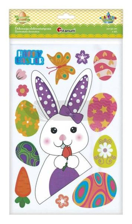 Dekoracje elektrostatyczne Wielkanoc 14szt