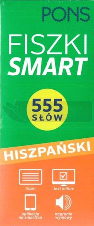 Fiszki Smart 555 słów. Hiszpański w.2022