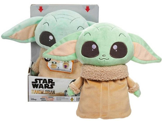 STAR WARS MANDALORIAN CHILD BABY YODA GROGU maskotka skacząca z dźwiękiem HPG48
