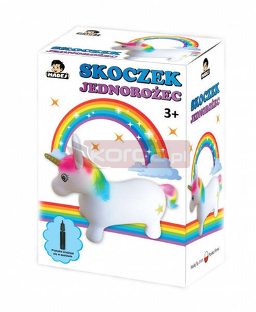 Skoczek Jednorożec z pompką
