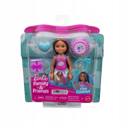 LALKA BARBIE CHELSEA URODZINOWA lalka z tortem i akcesoriami JJB38
