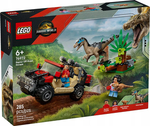 LEGO JURASSIC WORLD 76972 Ucieczka terenówką przed raptorem