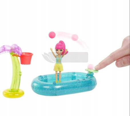 Lalka Polly Pocket zestaw sportowy koszykówka HDW62