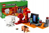 LEGO MINECRAFT 21255 ZASADZKA W PORTALU DO NETHERU, zestaw klocków +8 lat