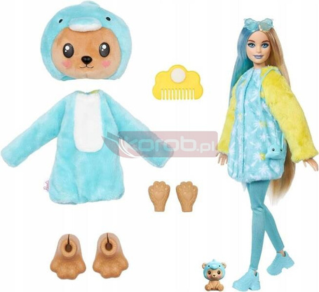 BARBIE CUTIE REVEAL LALKA W PRZEBRANIU MISIA DELFINA HRK25