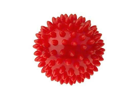 Piłka rehabilitacyjna czerwona 6,6cm