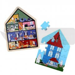 Puzzle Baby Muminki drewniane 19el