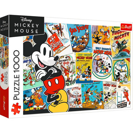 Puzzle 1000 elementów W świecie Mikiego Myszka Mickey