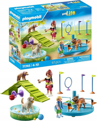 PLAYMOBIL MY LIFE 71745 PLAC ZABAW DLA PSÓW zestaw dla dzieci 4+