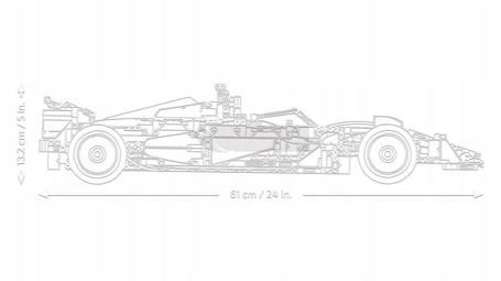 LEGO TECHNIC 42207 BOLID F1 FERRARI SF-24 zestaw klocków +18 lat