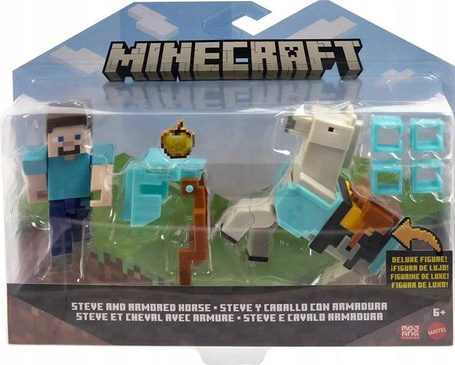 Minecraft figurka Steve i koń HDV39