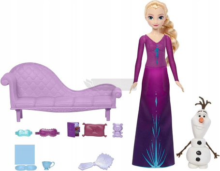 DISNEY KRAINA LODU FROZEN LALKA KSIĘŻNICZKA ELSA bałwanek Olaf SNOW Dreams HLX27