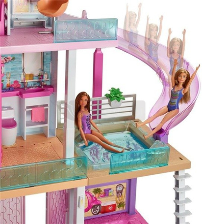 Barbie Dreamhouse Idealny domek dla lalek ze światłem i dźwiękiem