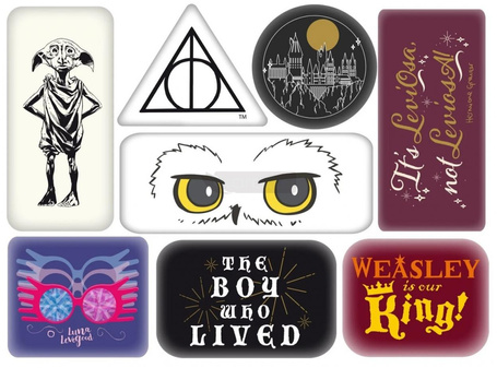 Harry Potter Magnesy zestaw Symbole