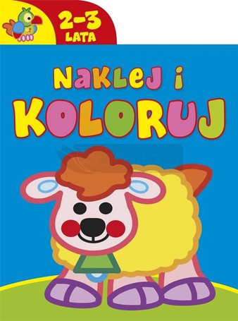 Naklej i koloruj 2-3 lata