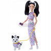 LALKA BARBIE TWINNING LOOK lalka Barbie i piesek w ubranku JFP39
